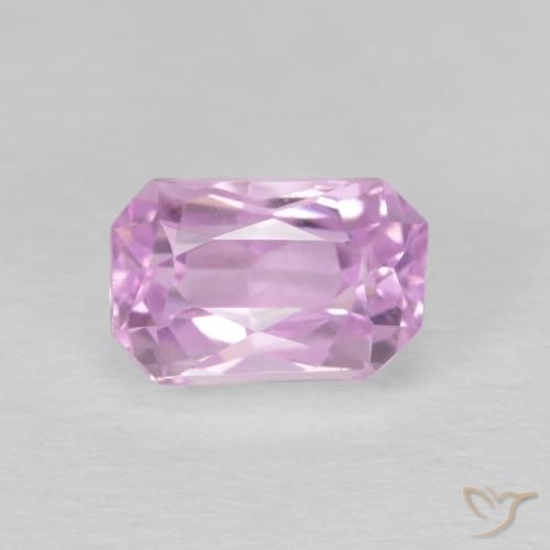 2.38ct Naturale Rosa viola Kunzite, Taglio smeraldo, VVS-VS