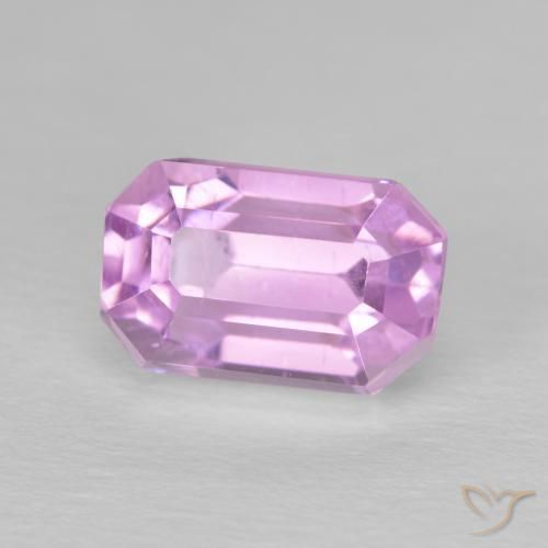 Kunzite Rosa medio naturale da 4.96 ct, Ottagonale / Taglio smeraldo, VS