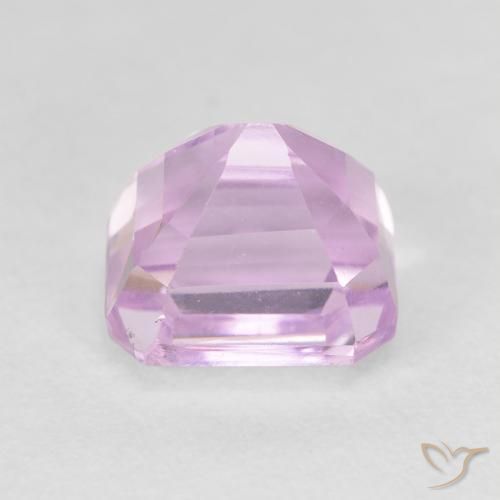 Kunzite Viola chiaro naturale da 3.97 ct, Ottagonale / Taglio smeraldo, VVS-VS