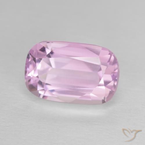 Kunzite Rosa viola naturale da 5.92 ct, Cuscino, VVS