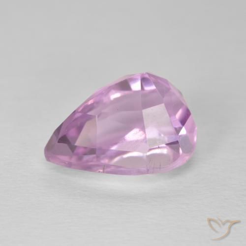 Kunzite Rosa porpora reale naturale da 5.93 ct, Forma a pera, VS