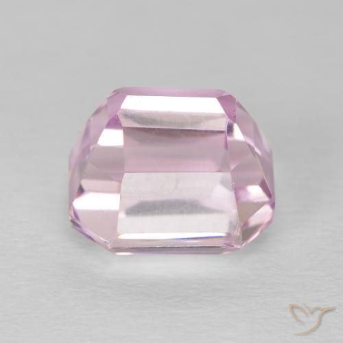 Kunzite Rosa porpora reale naturale da 4.18 ct, Ottagonale / Taglio smeraldo, VVS