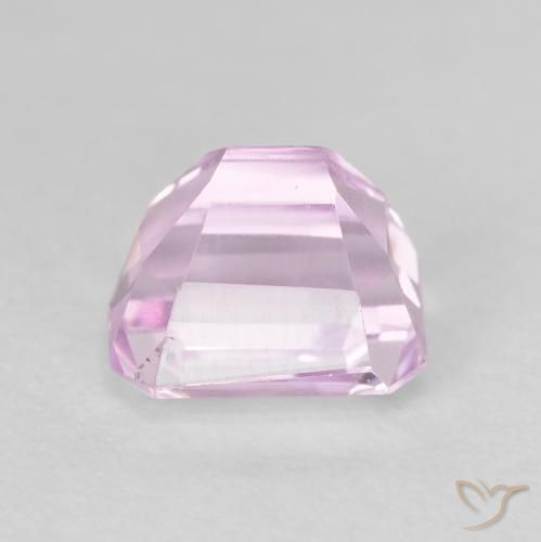Kunzite Viola medio naturale da 3.08 ct, Ottagonale / Taglio smeraldo, VS