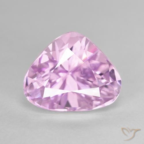 7.76ct Naturale Viola medio Kunzite, Forma a pera, VVS