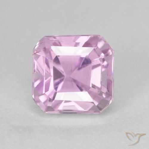 Kunzite Viola medio naturale da 2.10 ct, Ottagonale / Taglio smeraldo, VS