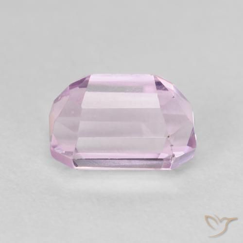 Kunzite Viola chiaro naturale da 2.41 ct, Ottagonale / Taglio smeraldo, VS