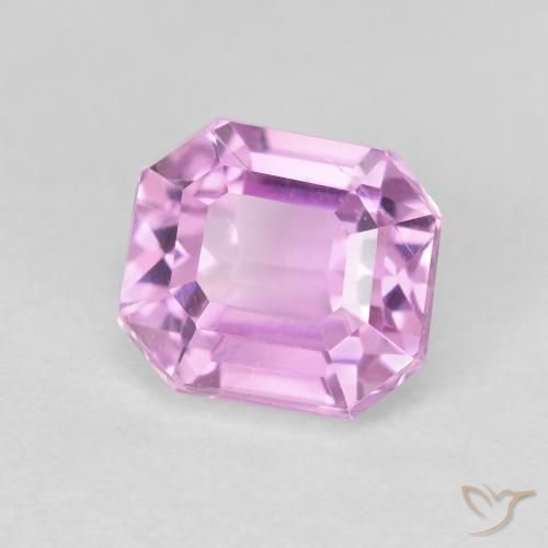 Kunzite Viola-Rosa naturale da 2.99 ct, Ottagonale / Taglio smeraldo, VS