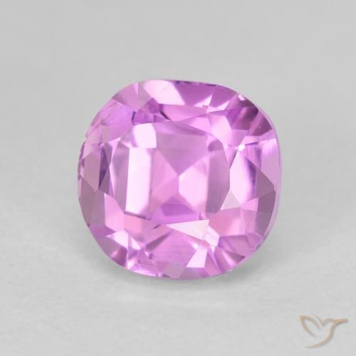 Kunzite Viola-Rosa naturale da 3.24 ct, Cuscino, VS