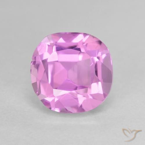 Kunzite Viola-Rosa naturale da 3.24 ct, Cuscino, VS