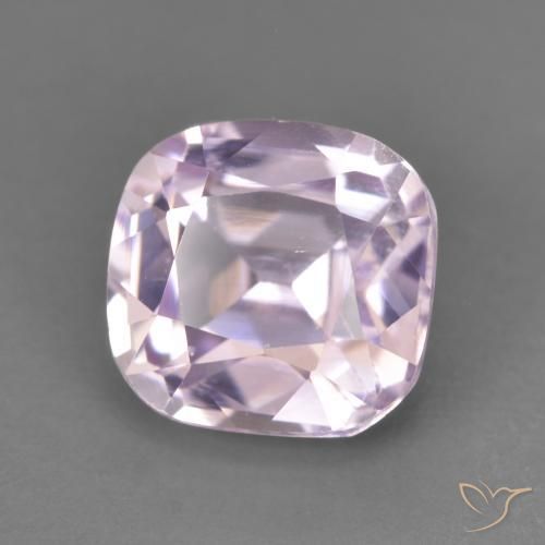 Kunzite Rosa chiaro naturale da 3.45 ct, Cuscino, VVS