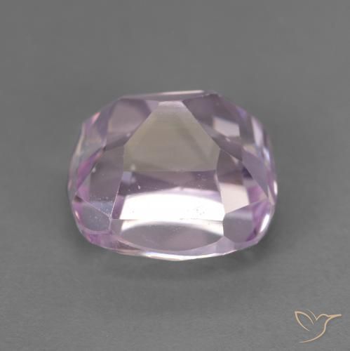 Kunzite Rosa chiaro naturale da 3.45 ct, Cuscino, VVS