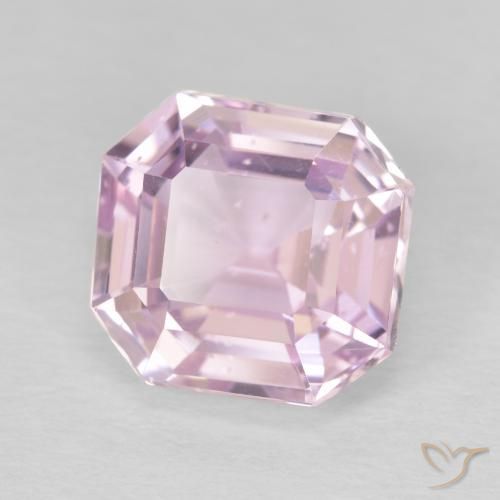 Kunzite Rosa chiaro naturale da 5.87 ct, Ottagonale / Taglio smeraldo, VS