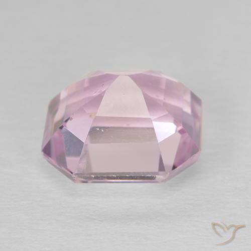 Kunzite Rosa chiaro naturale da 5.87 ct, Ottagonale / Taglio smeraldo, VS