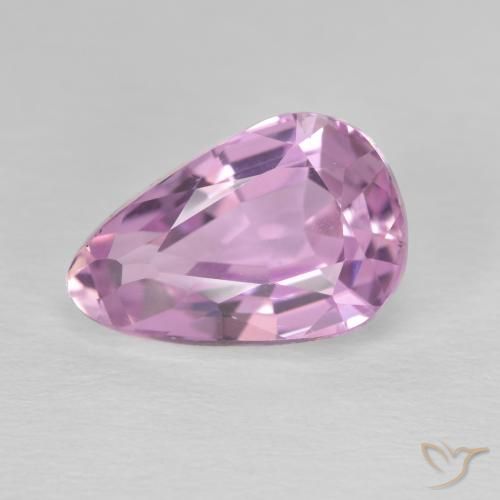 5.05ct Naturale Rosa medio Kunzite, Forma a pera, VS