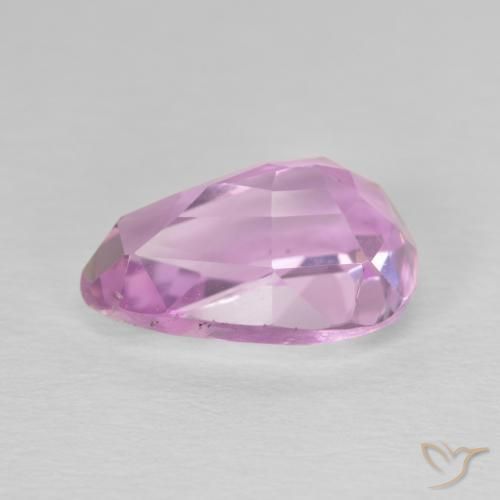 Kunzite Rosa medio naturale da 5.05 ct, Forma a pera, VS