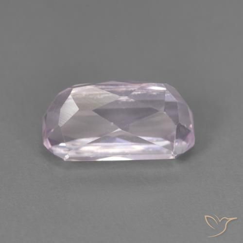Kunzite Lilla chiaro naturale da 3.25 ct, Ottagonale / Taglio smeraldo, VVS