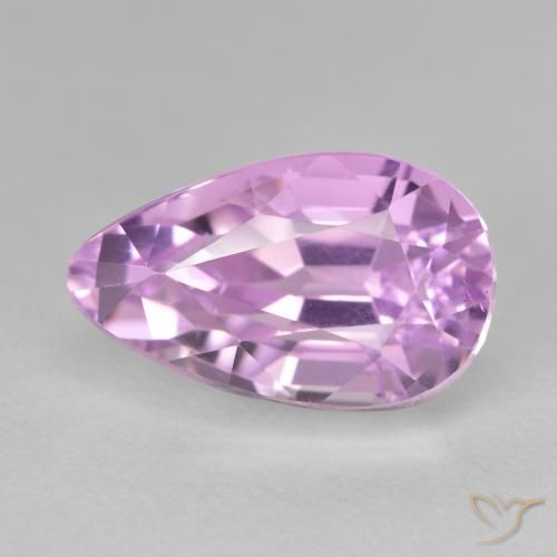 13.66ct Naturale Lilla Kunzite, Forma a pera, VVS-VS