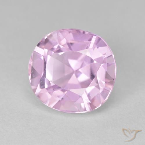 Kunzite Lilla chiaro naturale da 5.86 ct, Cuscino, VVS-VS