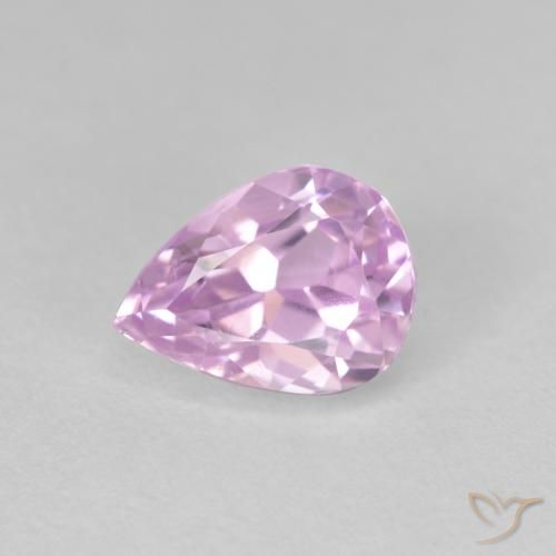 3.07ct Naturale Viola chiaro Kunzite, Forma a pera, VS