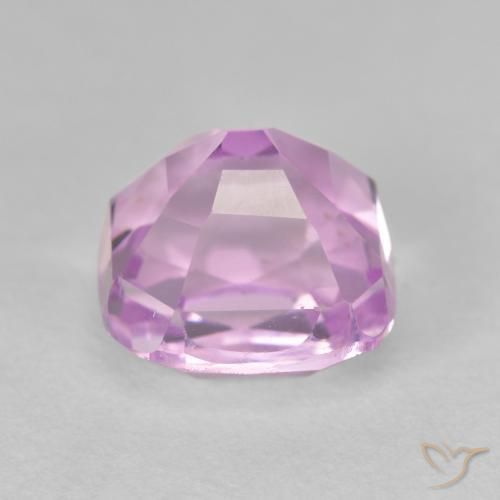 Kunzite Viola medio naturale da 5.59 ct, Taglio a cuscino, VVS
