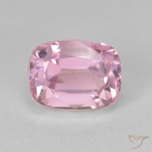 5.28ct Naturale Rosa Molto Chiaro Kunzite, Cuscino, VVS-VS