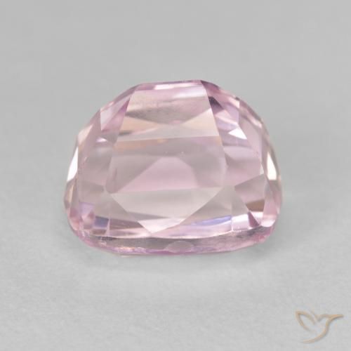 Kunzite Rosa Molto Chiaro naturale da 5.28 ct, Cuscino, VVS-VS