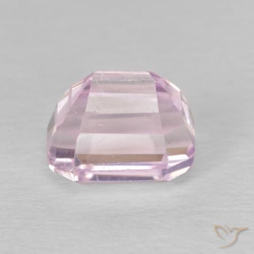 Kunzite Rosa viola chiaro naturale da 1.98 ct, Ottagonale / Taglio smeraldo, VVS-VS