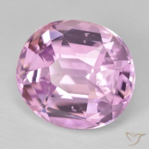 Kunzite Rosa medio naturale da 17.82 ct, Ovale, VVS-VS