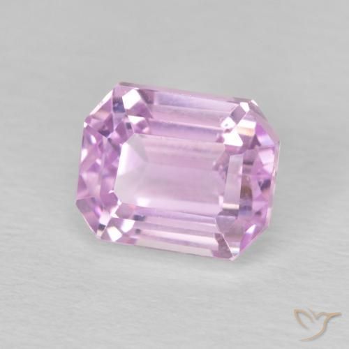 Kunzite Rosa medio naturale da 2.96 ct, Ottagonale / Taglio smeraldo, VVS-VS