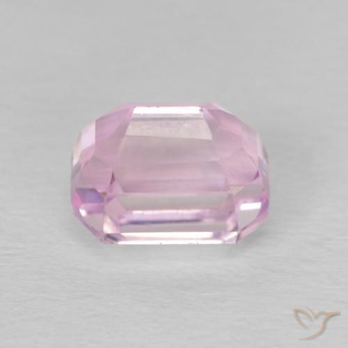 Kunzite Rosa medio naturale da 2.96 ct, Ottagonale / Taglio smeraldo, VVS-VS
