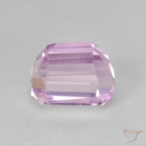 Kunzite Viola chiaro naturale da 2.69 ct, Ottagonale / Taglio smeraldo, VVS-VS