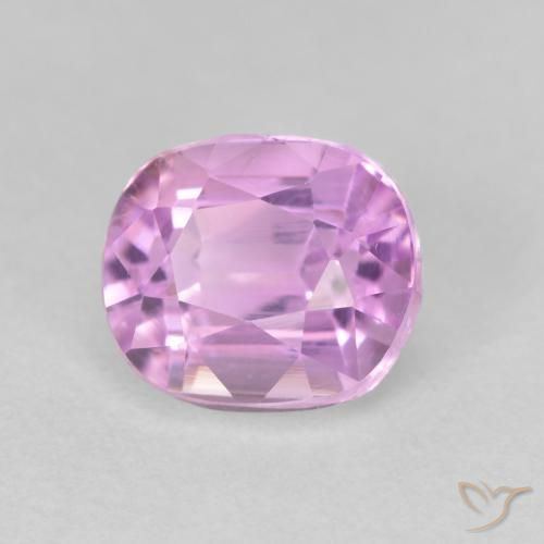 Kunzite Viola uva molto chiaro naturale da 2.59 ct, Cuscino, VVS-VS