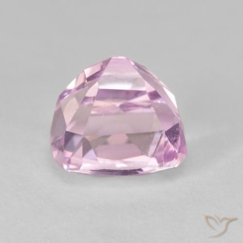 Kunzite Lilla chiaro naturale da 5.33 ct, Cuscino, VVS-VS