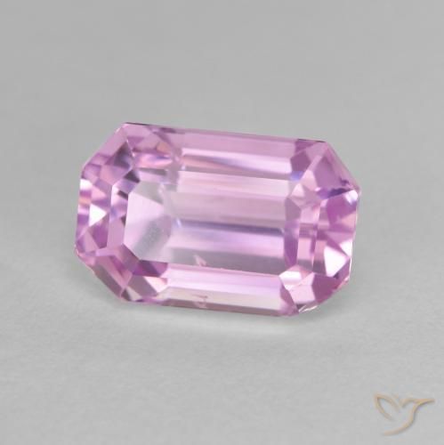 Kunzite Viola Rosato Chiaro Viola naturale da 4.75 ct, Ottagonale / Taglio smeraldo, VS