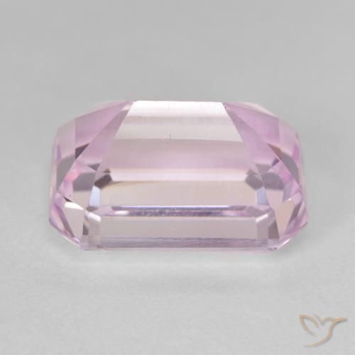 Kunzite Rosa medio naturale da 12.89 ct, Ottagonale / Taglio smeraldo, VVS-VS