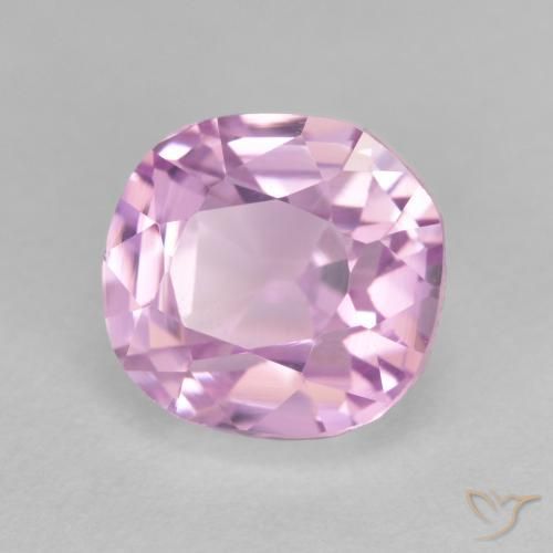Kunzite Tono rosa ciliegia naturale da 4.05 ct, Cuscino, VVS-VS
