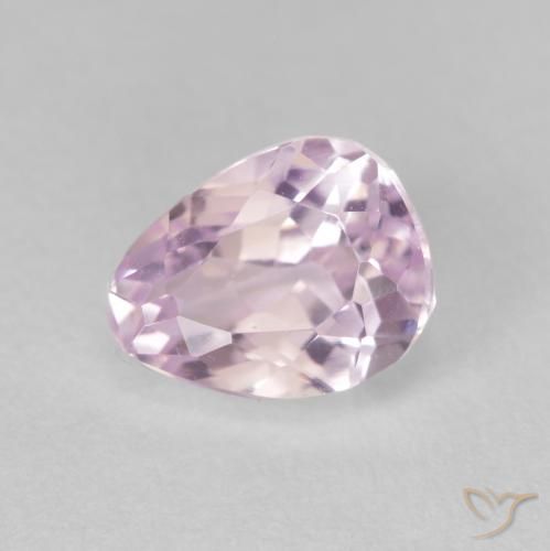 2.32ct Naturale Tono rosa ciliegia Kunzite, Forma a pera, VVS-VS