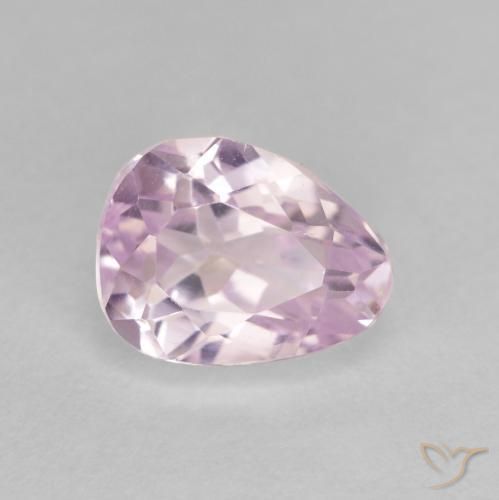 Kunzite Tono rosa ciliegia naturale da 2.32 ct, Forma a pera, VVS-VS