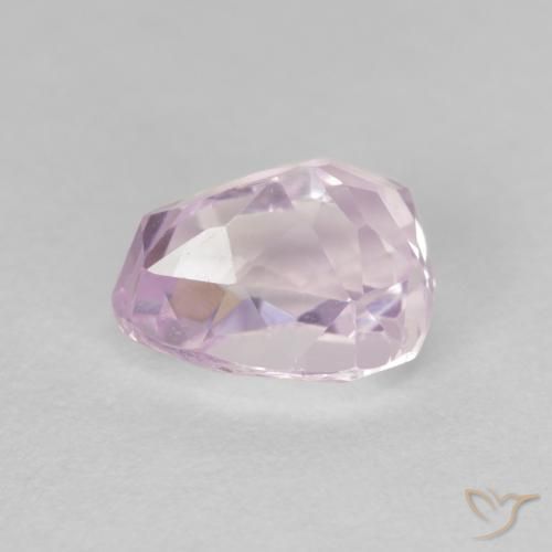 Kunzite Tono rosa ciliegia naturale da 2.32 ct, Forma a pera, VVS-VS