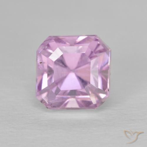 Kunzite naturale rosa da 2,26 ct, taglio smeraldo, VS-SI