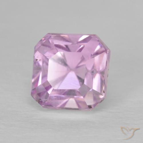 Kunzite naturale rosa da 2,26 ct, taglio smeraldo, VS-SI