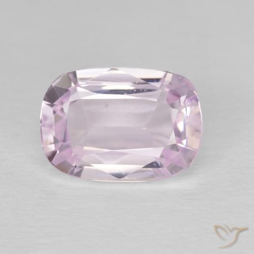 4.42ct Naturale Tono rosa molto chiaro Kunzite, Cuscino, VVS