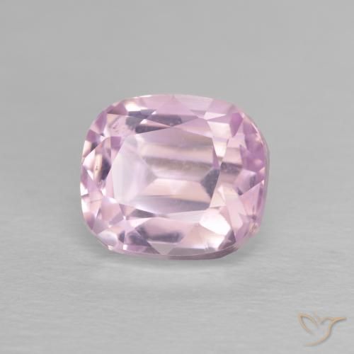 Kunzite Rosa Molto Chiaro naturale da 3.68 ct, Cuscino, VVS-VS