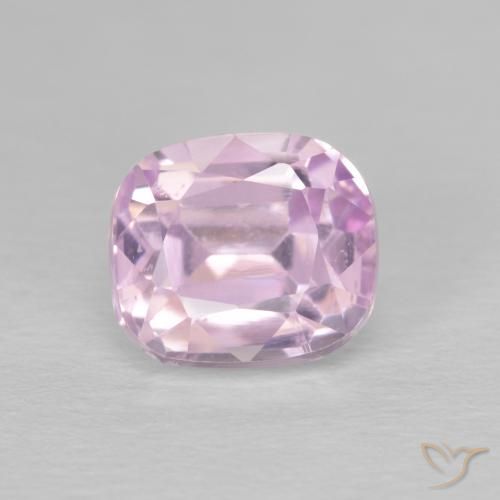 Kunzite Rosa Molto Chiaro naturale da 3.68 ct, Cuscino, VVS-VS