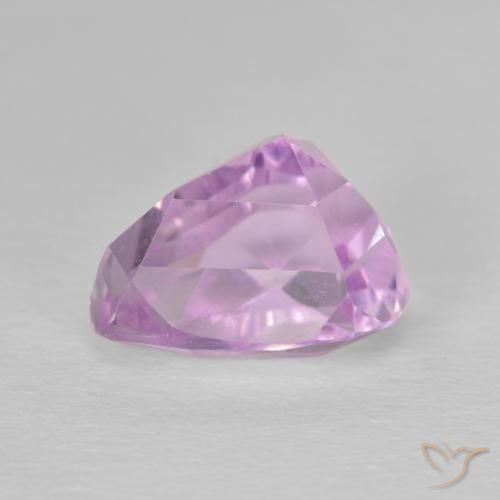 Kunzite Rosa porpora reale naturale da 4.83 ct, Forma a pera, VVS