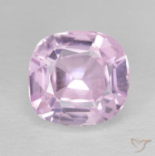 Kunzite Rosa Molto Chiaro naturale da 4.69 ct, Cuscino, VVS