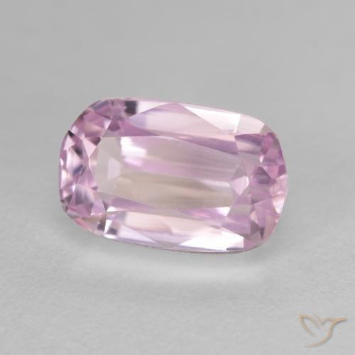 Kunzite Viola medio naturale da 4.65 ct, Cuscino, VVS-VS
