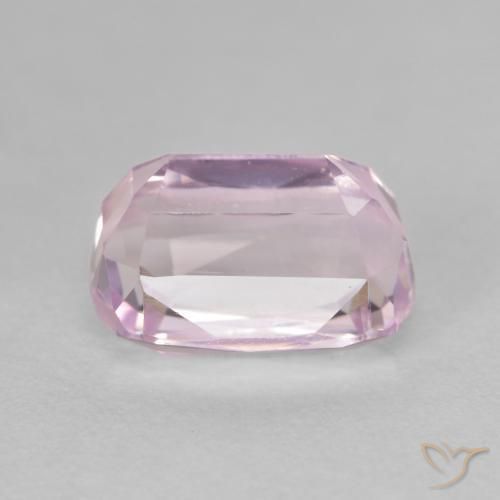 Kunzite Viola medio naturale da 4.65 ct, Cuscino, VVS-VS