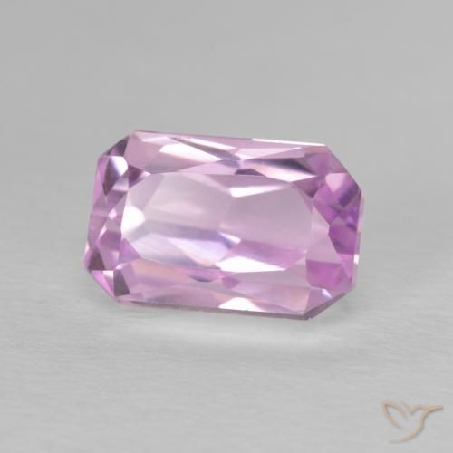Kunzite Tono rosa ciliegia naturale da 3.64 ct, Ottagonale / Taglio smeraldo, VVS