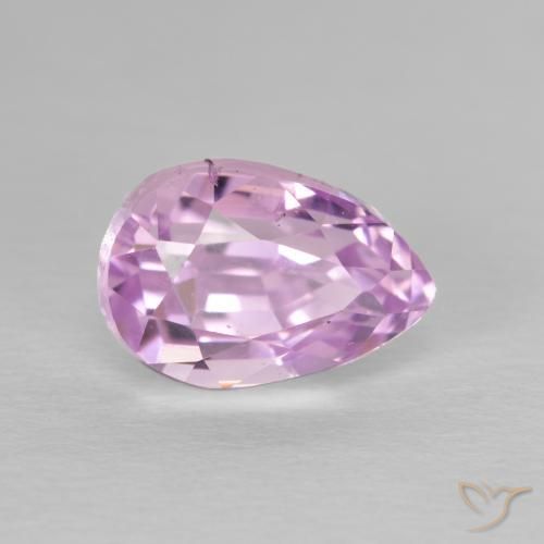 Kunzite Tono rosa ciliegia naturale da 3.73 ct, Forma a pera, VS